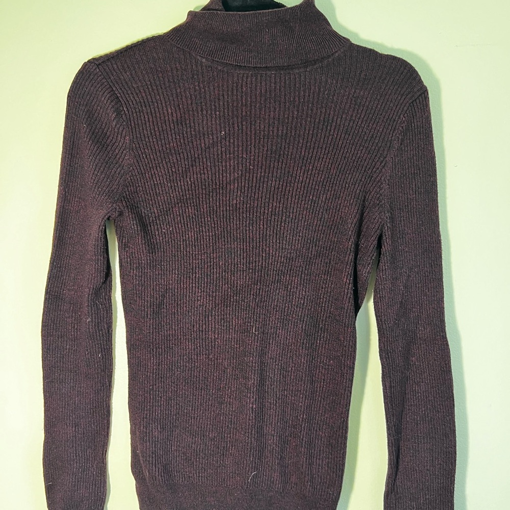 Cotton On Women’s Dark Purple Turtleneck Sweater